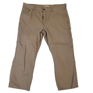 Stone Mountain Men's Tan Khaki Chinos‎ Pants 42 x 30